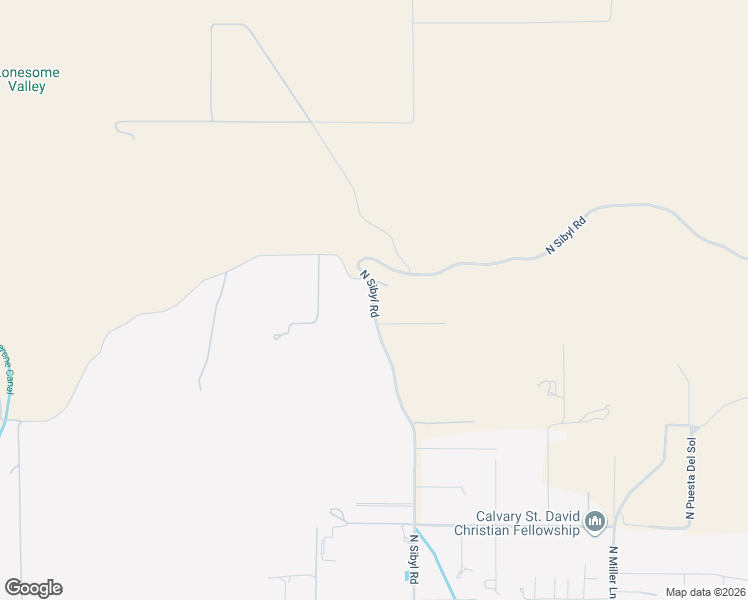 map of restaurants, bars, coffee shops, grocery stores, and more near 1047 North Sibyl Road in Saint David