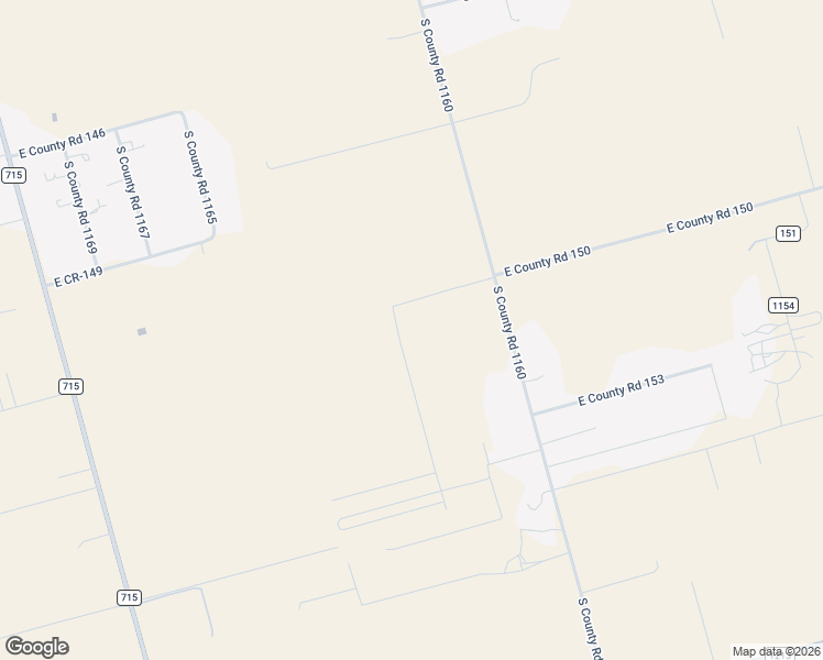 map of restaurants, bars, coffee shops, grocery stores, and more near 6500 South County Road 1160 in Midland