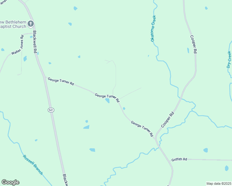 map of restaurants, bars, coffee shops, grocery stores, and more near 222 George Turner Road in Magee