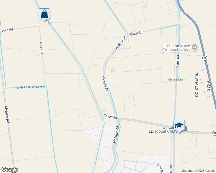 map of restaurants, bars, coffee shops, grocery stores, and more near 451 Wallace Road in Anthony