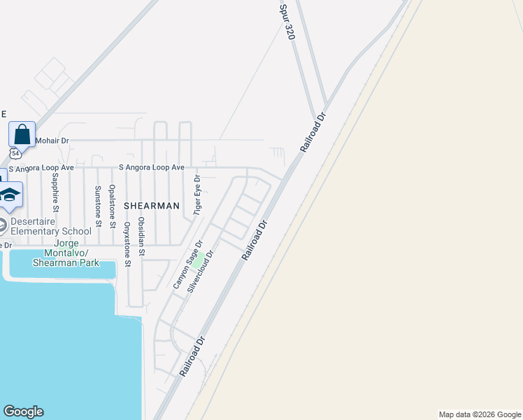 map of restaurants, bars, coffee shops, grocery stores, and more near 7025 Faxon Drive in El Paso