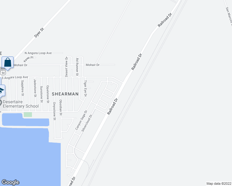 map of restaurants, bars, coffee shops, grocery stores, and more near 10724 Blue Sage Circle in El Paso