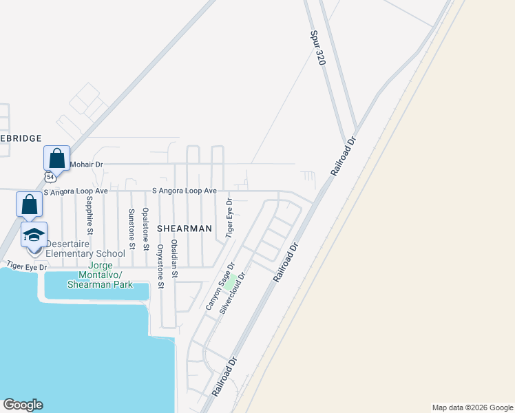 map of restaurants, bars, coffee shops, grocery stores, and more near 10733 Canyon Sage Drive in El Paso