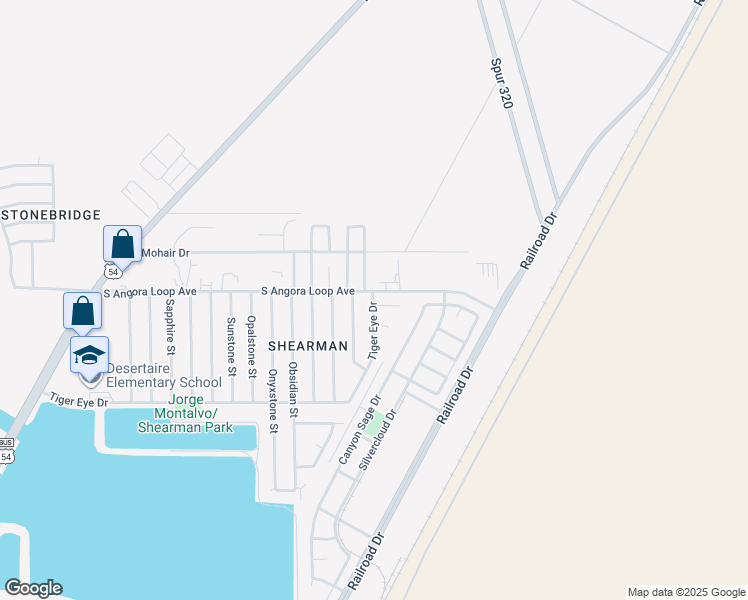 map of restaurants, bars, coffee shops, grocery stores, and more near 6709 Stone Court in El Paso
