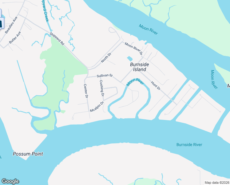 map of restaurants, bars, coffee shops, grocery stores, and more near 28 Vista Point Drive in Savannah