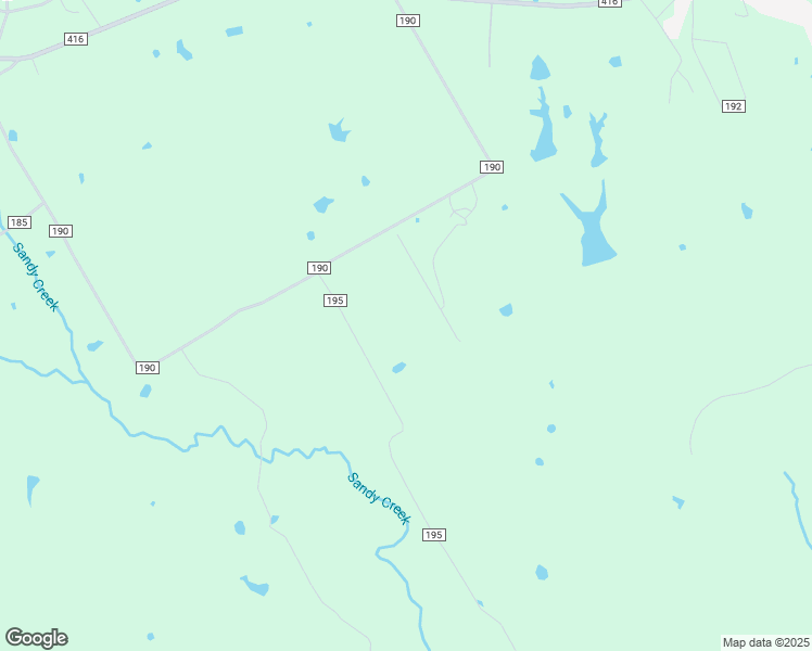 map of restaurants, bars, coffee shops, grocery stores, and more near 121 County Road 195 in Streetman
