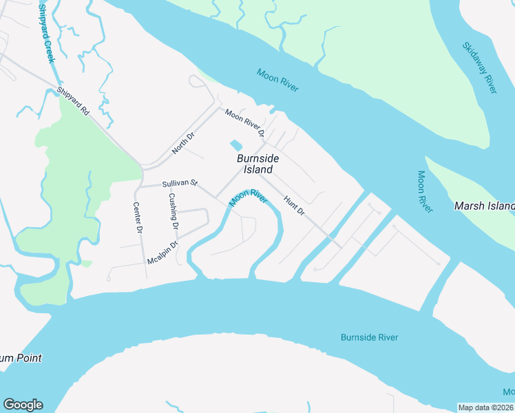 map of restaurants, bars, coffee shops, grocery stores, and more near 60 Hunt Drive in Savannah