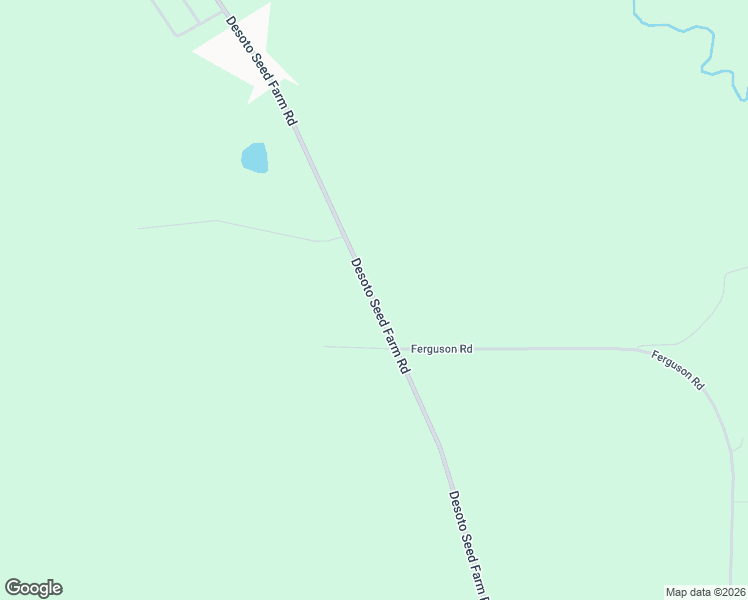 map of restaurants, bars, coffee shops, grocery stores, and more near Desoto Seed Farm Road in De Soto