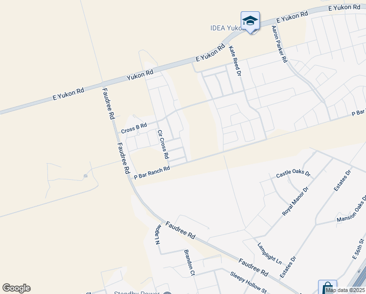 map of restaurants, bars, coffee shops, grocery stores, and more near Harrall Ranch Road in Ector County
