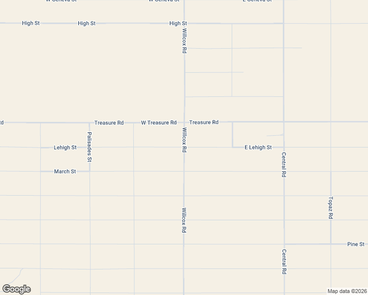 map of restaurants, bars, coffee shops, grocery stores, and more near Lehigh Street in Cochise County