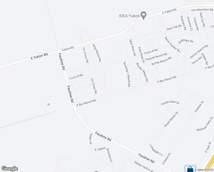 map of restaurants, bars, coffee shops, grocery stores, and more near 6928 King Ranch Road in Odessa