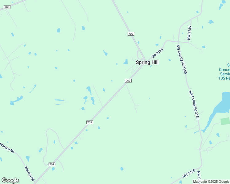 map of restaurants, bars, coffee shops, grocery stores, and more near 18341 Farm to Market 709 in Dawson