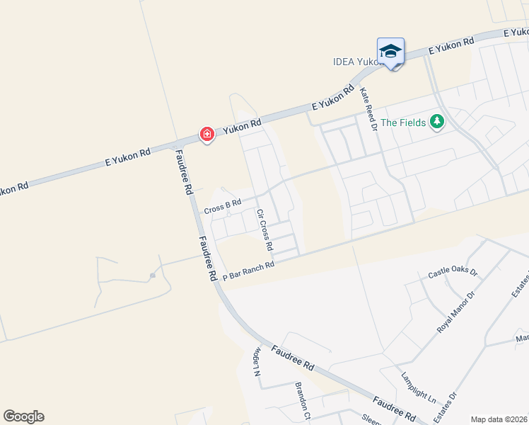 map of restaurants, bars, coffee shops, grocery stores, and more near 6966 Circle Cross Road in Odessa