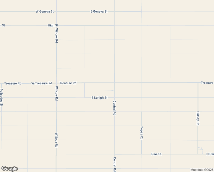 map of restaurants, bars, coffee shops, grocery stores, and more near 170 Treasure Road in Cochise County
