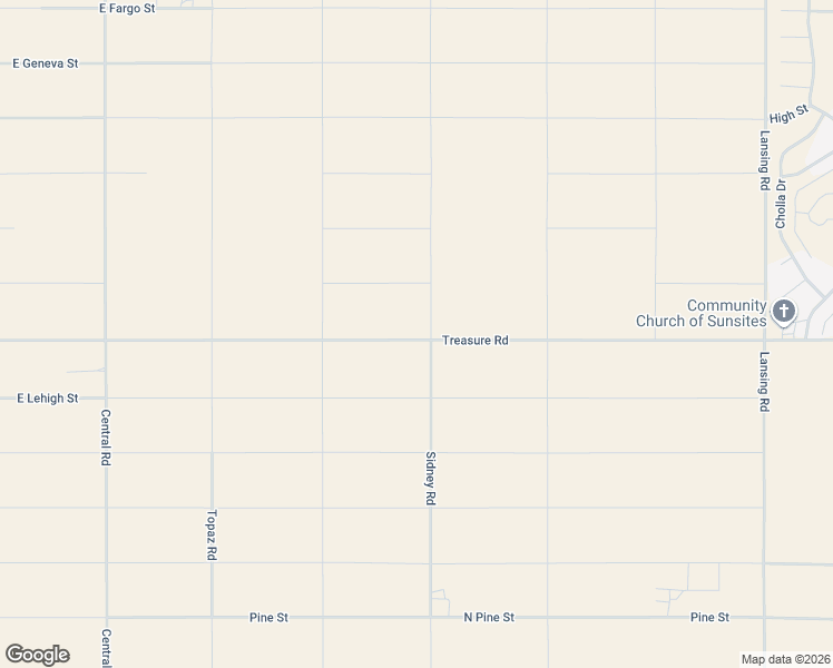 map of restaurants, bars, coffee shops, grocery stores, and more near Sidney Road in Cochise County