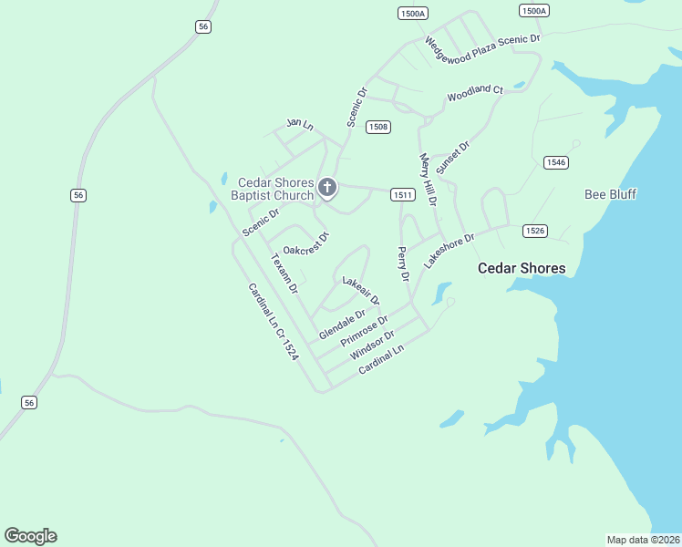 map of restaurants, bars, coffee shops, grocery stores, and more near 118 County Road 1530 in Morgan