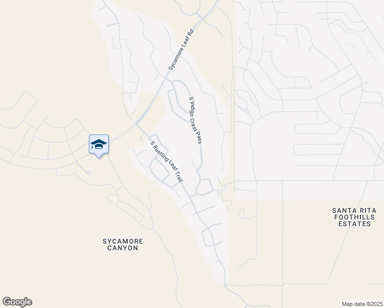map of restaurants, bars, coffee shops, grocery stores, and more near 17602 South Purple Crest Pass in Vail