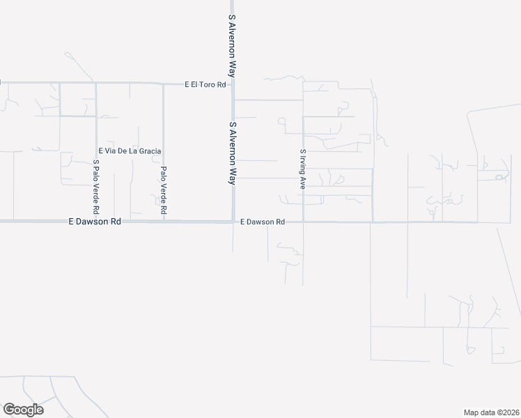 map of restaurants, bars, coffee shops, grocery stores, and more near 3985 East Dawson Road in Sahuarita