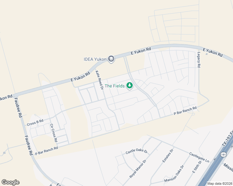 map of restaurants, bars, coffee shops, grocery stores, and more near 7305 Cross B Road in Odessa