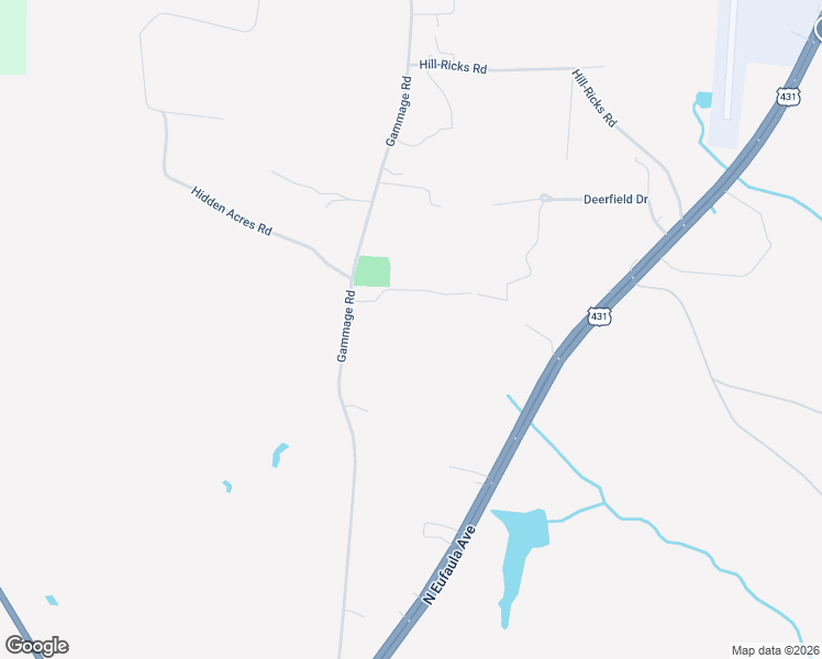 map of restaurants, bars, coffee shops, grocery stores, and more near 181 Gammage Road in Eufaula