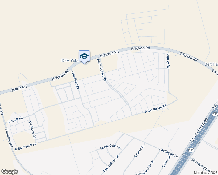 map of restaurants, bars, coffee shops, grocery stores, and more near Aaron Parker Road in Gardendale