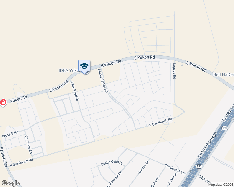 map of restaurants, bars, coffee shops, grocery stores, and more near Aaron Parker Road in Gardendale