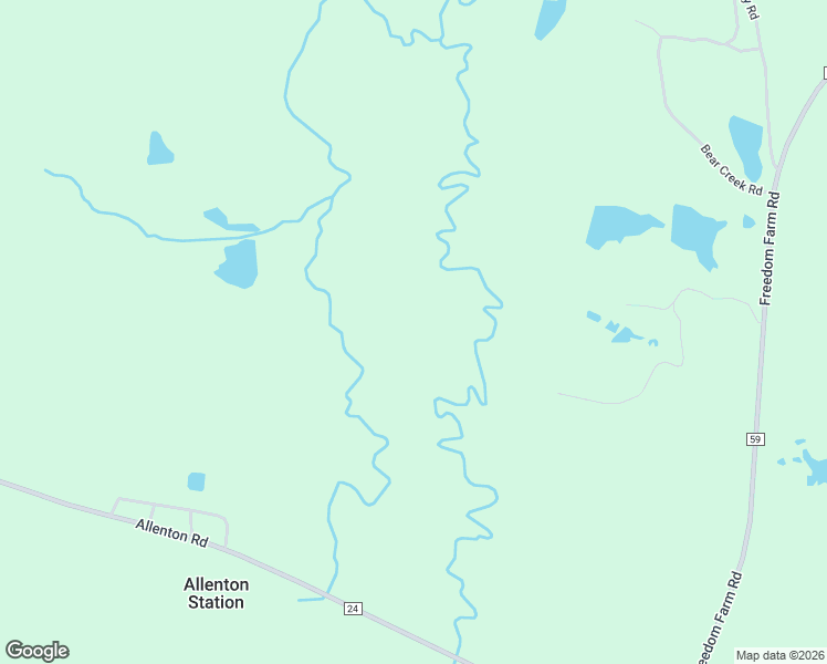 map of restaurants, bars, coffee shops, grocery stores, and more near in Allenton Station