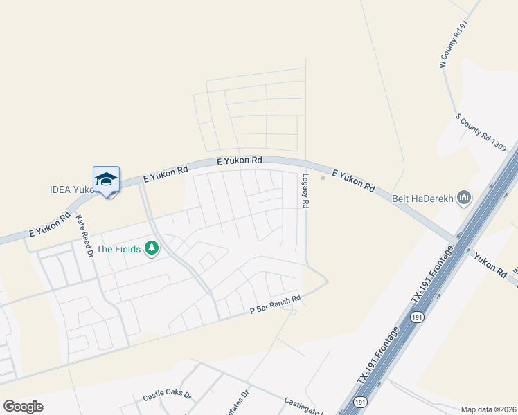 map of restaurants, bars, coffee shops, grocery stores, and more near in Odessa