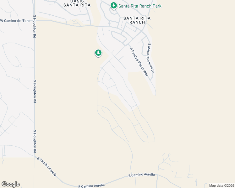 map of restaurants, bars, coffee shops, grocery stores, and more near 17403 South Ironwood Bend Drive in Pima County