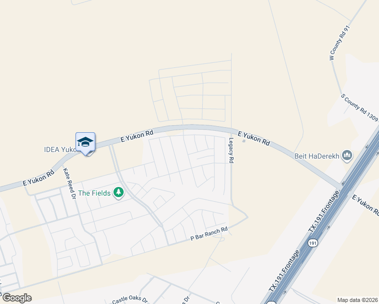 map of restaurants, bars, coffee shops, grocery stores, and more near 7118 Coyote Road in Odessa