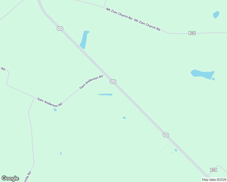 map of restaurants, bars, coffee shops, grocery stores, and more near 2039 Georgia 121 in Glennville