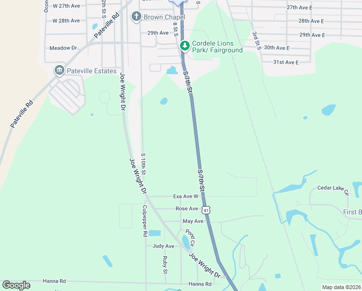map of restaurants, bars, coffee shops, grocery stores, and more near in Cordele