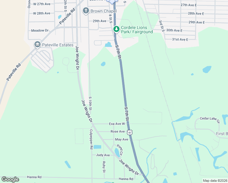 map of restaurants, bars, coffee shops, grocery stores, and more near in Cordele