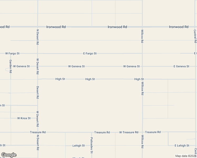 map of restaurants, bars, coffee shops, grocery stores, and more near 202 High Street in Cochise County