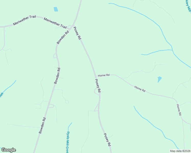 map of restaurants, bars, coffee shops, grocery stores, and more near 1900 Posey Road in Lapine