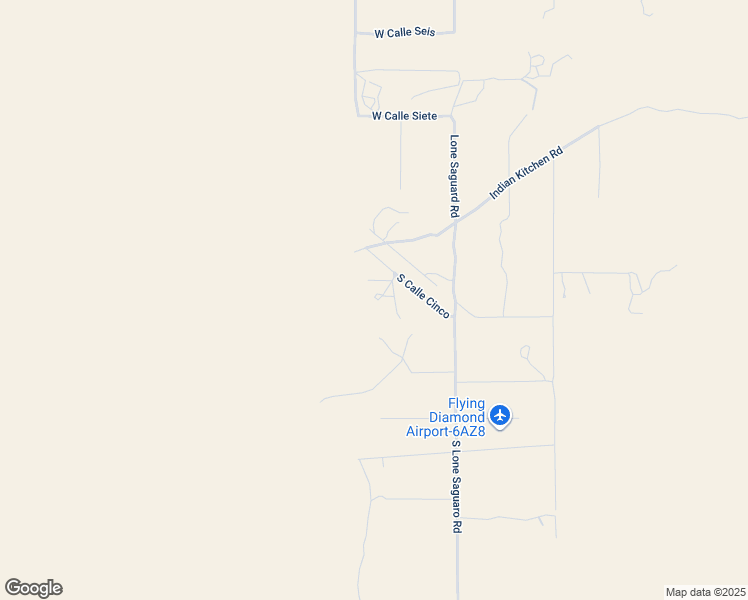 map of restaurants, bars, coffee shops, grocery stores, and more near 7351 Indian Kitchen Road in Sahuarita