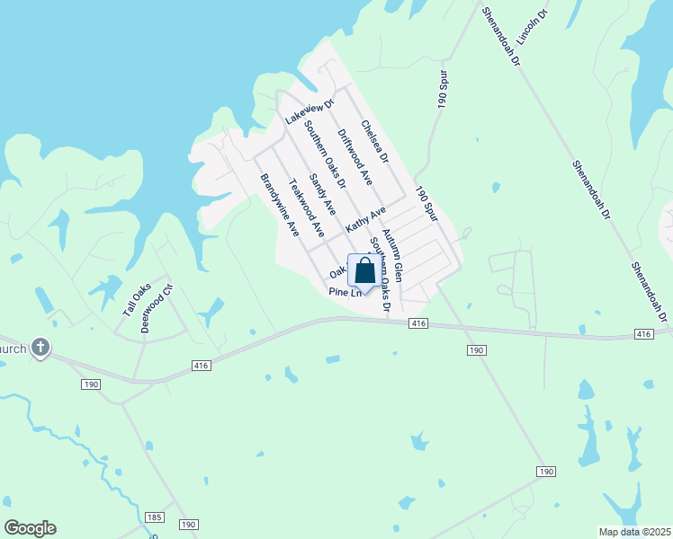 map of restaurants, bars, coffee shops, grocery stores, and more near 235 Teakwood Avenue in Streetman