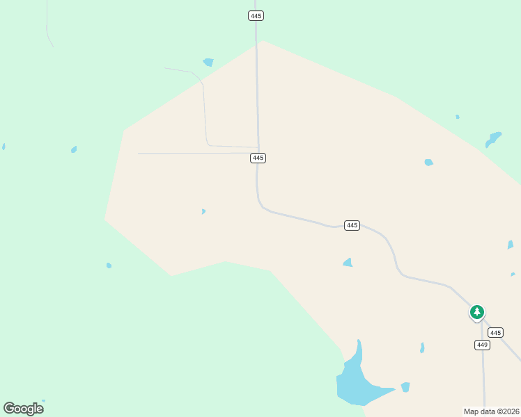 map of restaurants, bars, coffee shops, grocery stores, and more near County Road 445 in Palestine