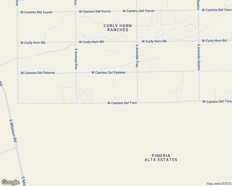 map of restaurants, bars, coffee shops, grocery stores, and more near 3900 West Camino Del Toro in Sahuarita