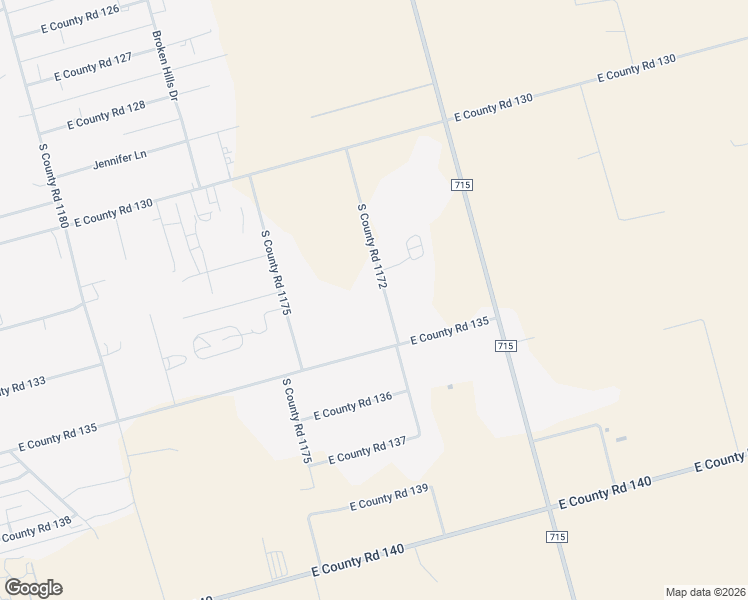 map of restaurants, bars, coffee shops, grocery stores, and more near 4908 South County Road 1172 in Midland