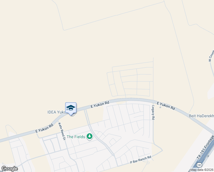 map of restaurants, bars, coffee shops, grocery stores, and more near 7401 Green Drive in Odessa