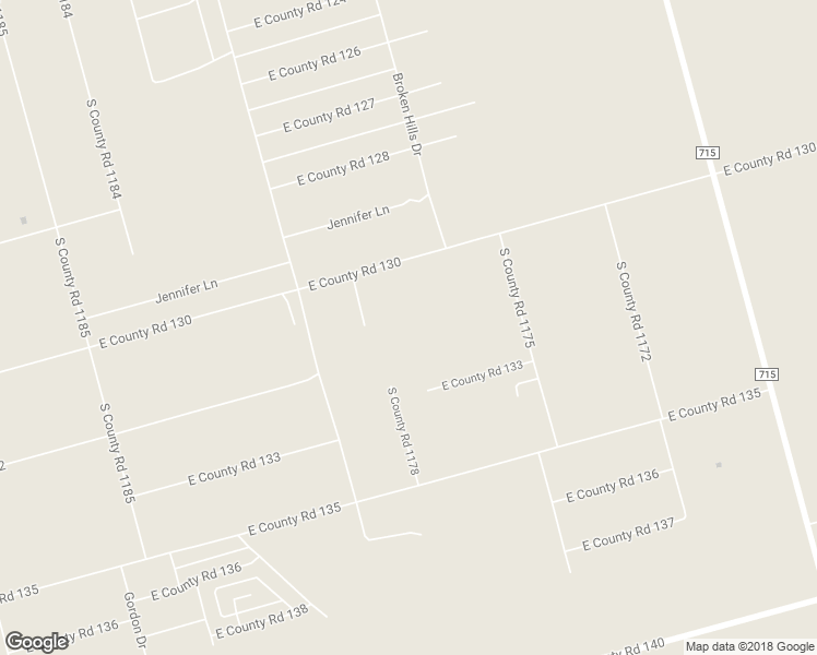 map of restaurants, bars, coffee shops, grocery stores, and more near 1300 East County Road 130 in Midland