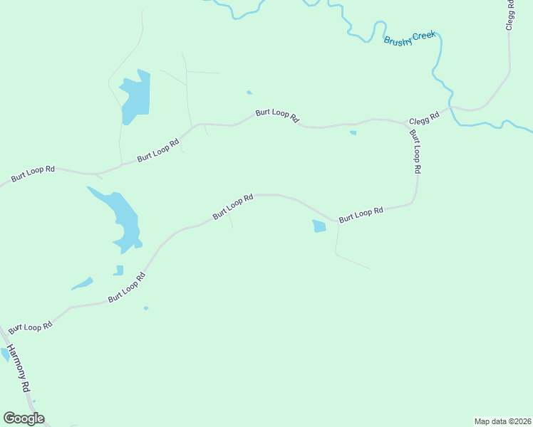 map of restaurants, bars, coffee shops, grocery stores, and more near 4023 Burt Loop Road in Crystal Springs