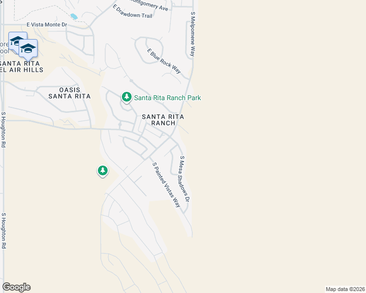 map of restaurants, bars, coffee shops, grocery stores, and more near 17003 South Mesa Shadows Drive in Vail