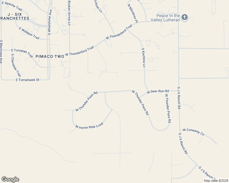 map of restaurants, bars, coffee shops, grocery stores, and more near West Thunder Pass Road in Cochise County