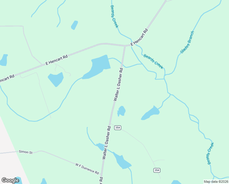 map of restaurants, bars, coffee shops, grocery stores, and more near 498 Walter L Dasher Road in Glennville