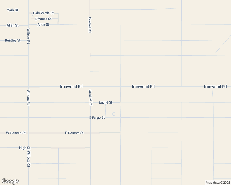 map of restaurants, bars, coffee shops, grocery stores, and more near 326 Ironwood Road in Cochise