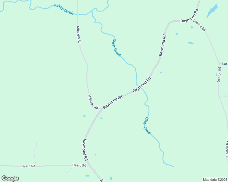 map of restaurants, bars, coffee shops, grocery stores, and more near 9009 Raymond Road in Crystal Springs