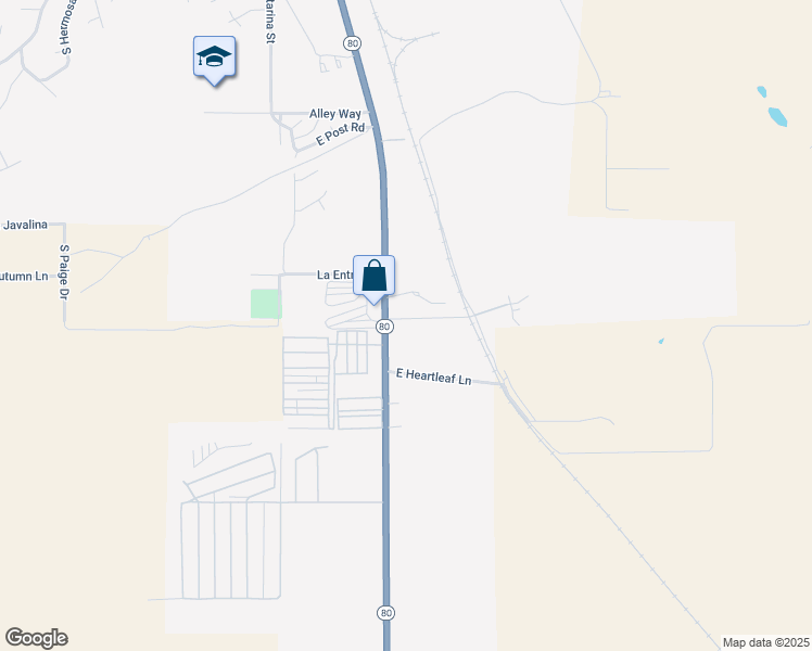 map of restaurants, bars, coffee shops, grocery stores, and more near 700 East Country Club Drive in Benson