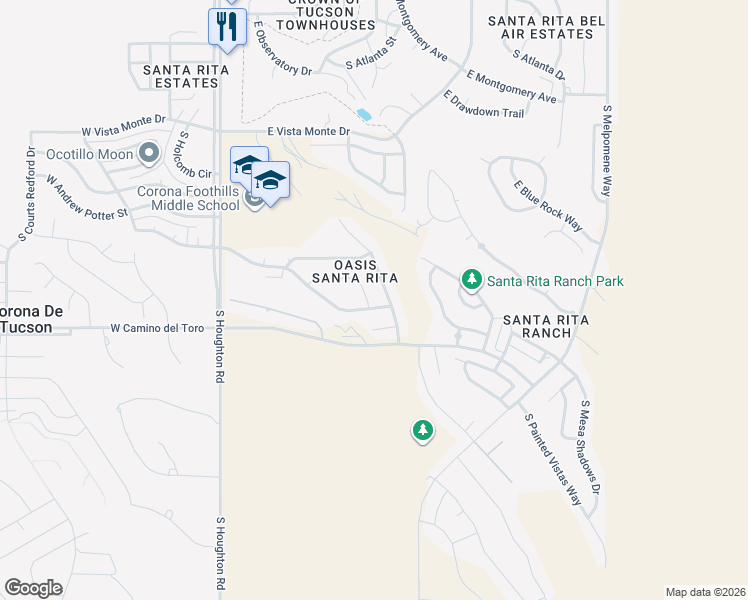 map of restaurants, bars, coffee shops, grocery stores, and more near 315 East Refuge Loop in Vail